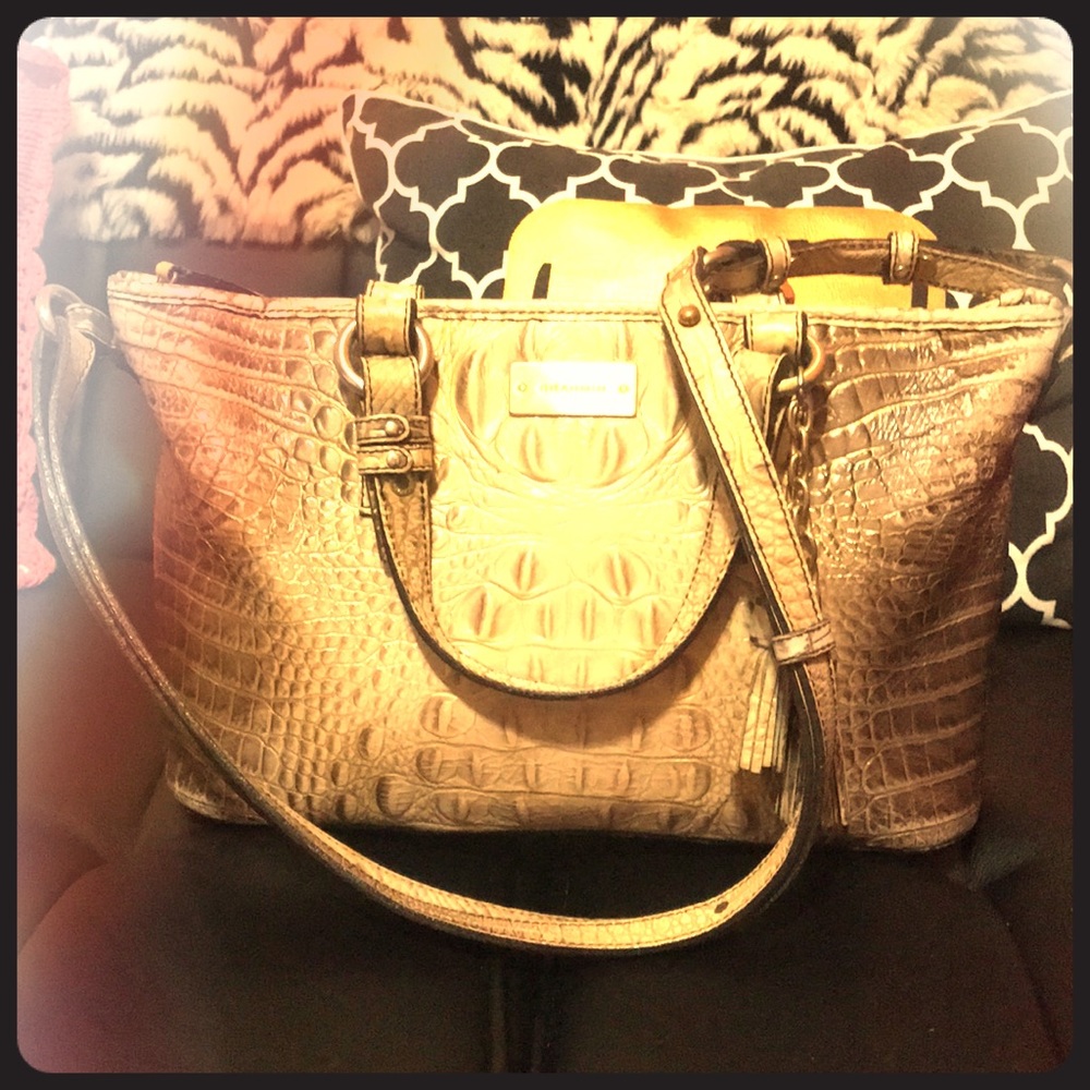 Brahmin crocodile archer purse